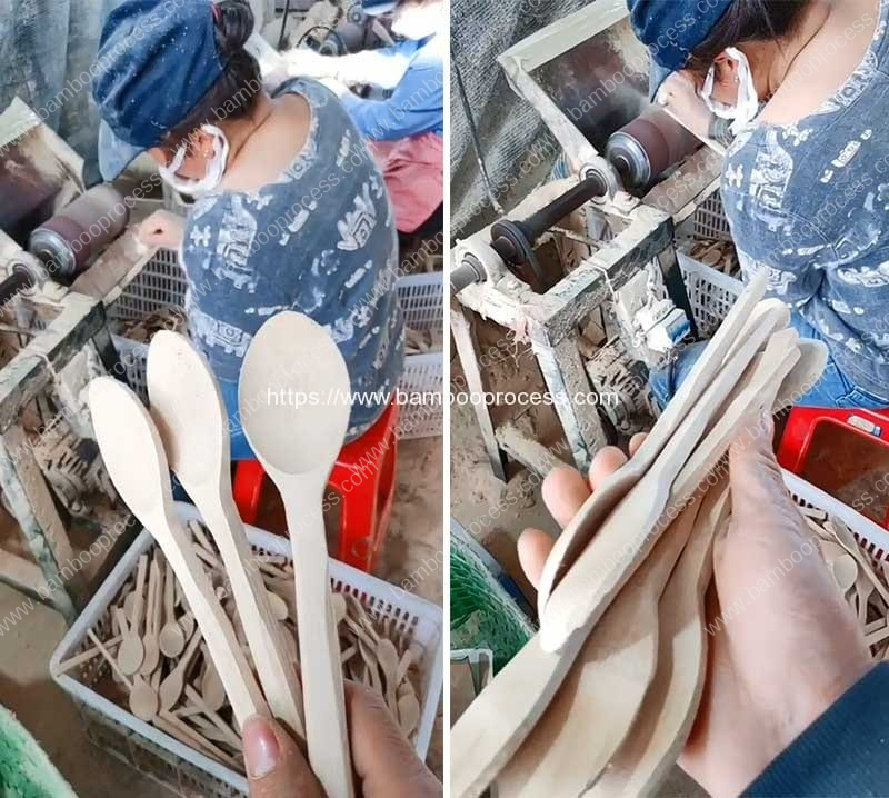 Manual-Bamboo-Spoon-and-Bamboo-Cutlery-Sanding-Machine-Manufacture